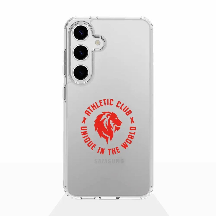 Athletic Club Official Clear Phone Case Design Unique Crest
