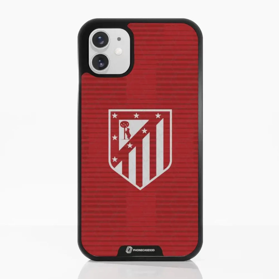 Atletico Madrid Official 3D Phone Case Crest Red
