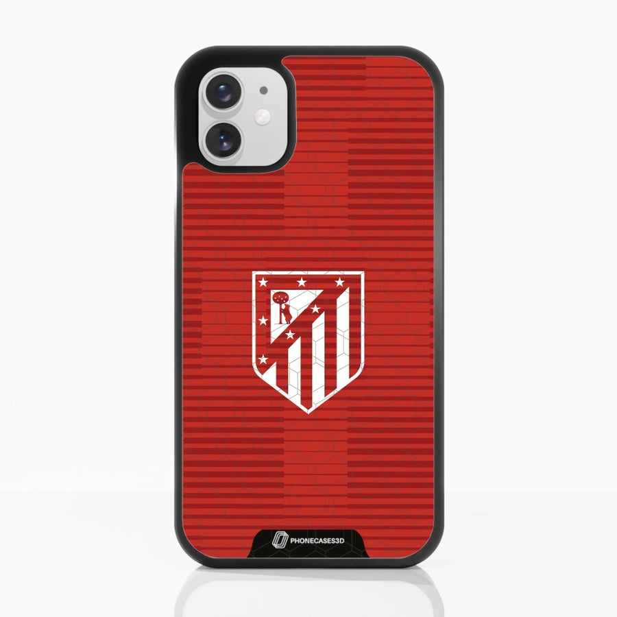 Atlético Madrid Offisiell 3D telefondeksel Crest Rød