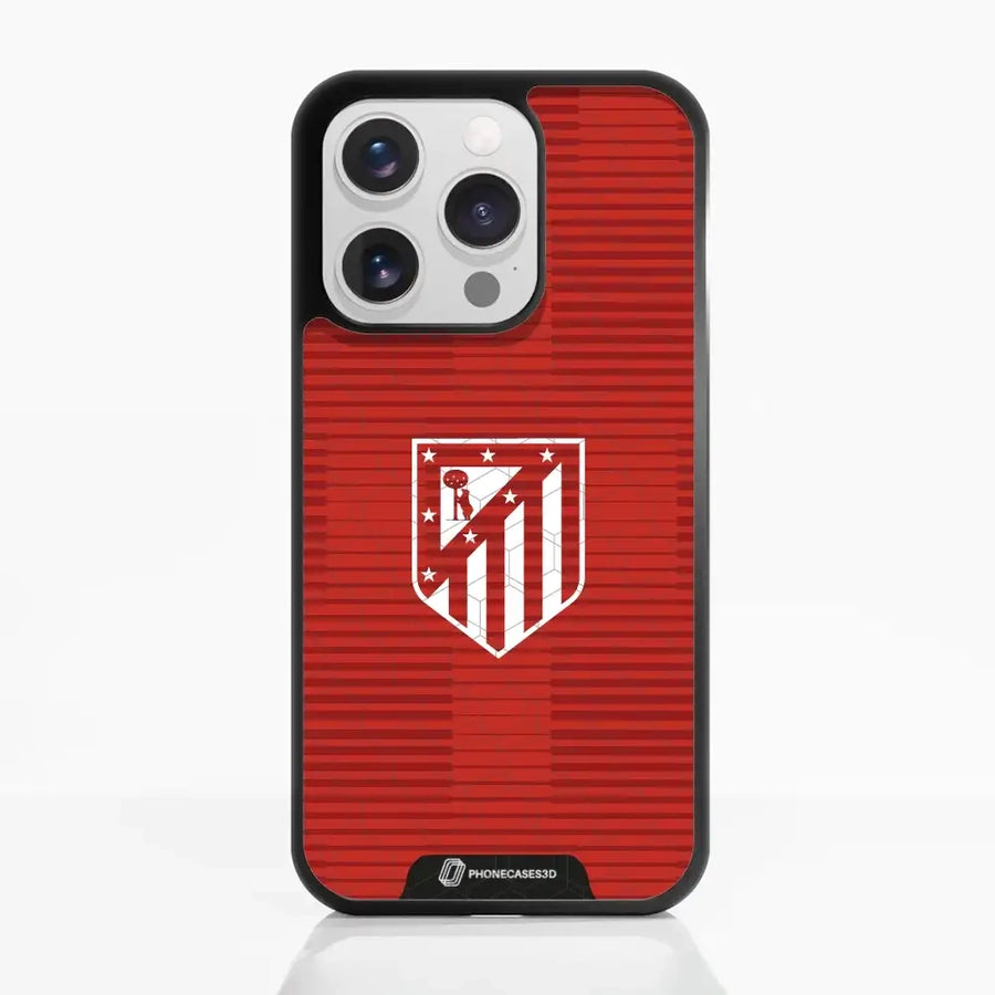 Atletico Madrid Official 3D Phone Case Crest Red