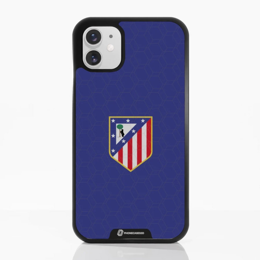 Atletico Madrid Official 3D Phone Case Crest Blue