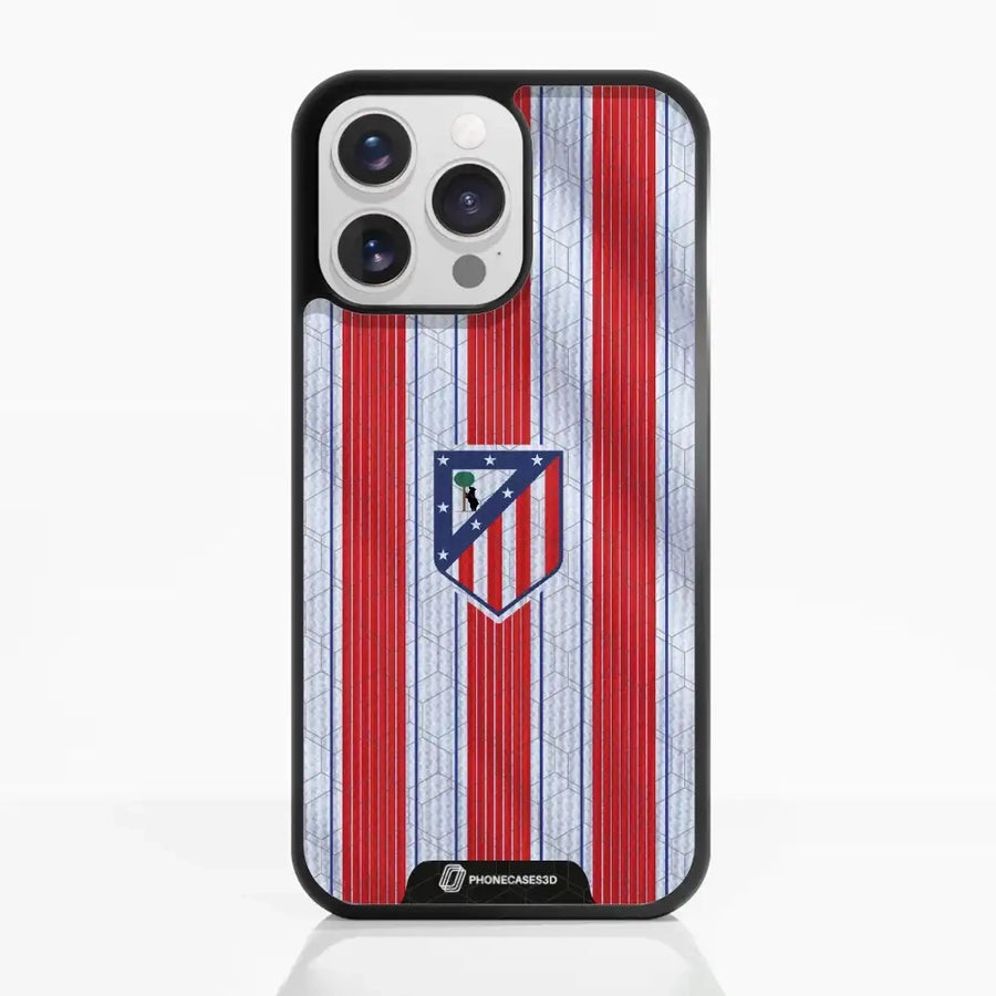 Atletico Madrid Official 3D Phone Case Design Retro Shirt
