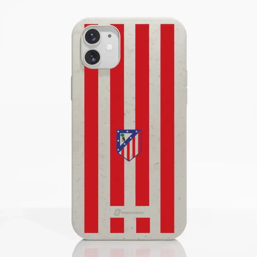 Atletico Madrid Official Compostable Phone Case Home Jersey Crest