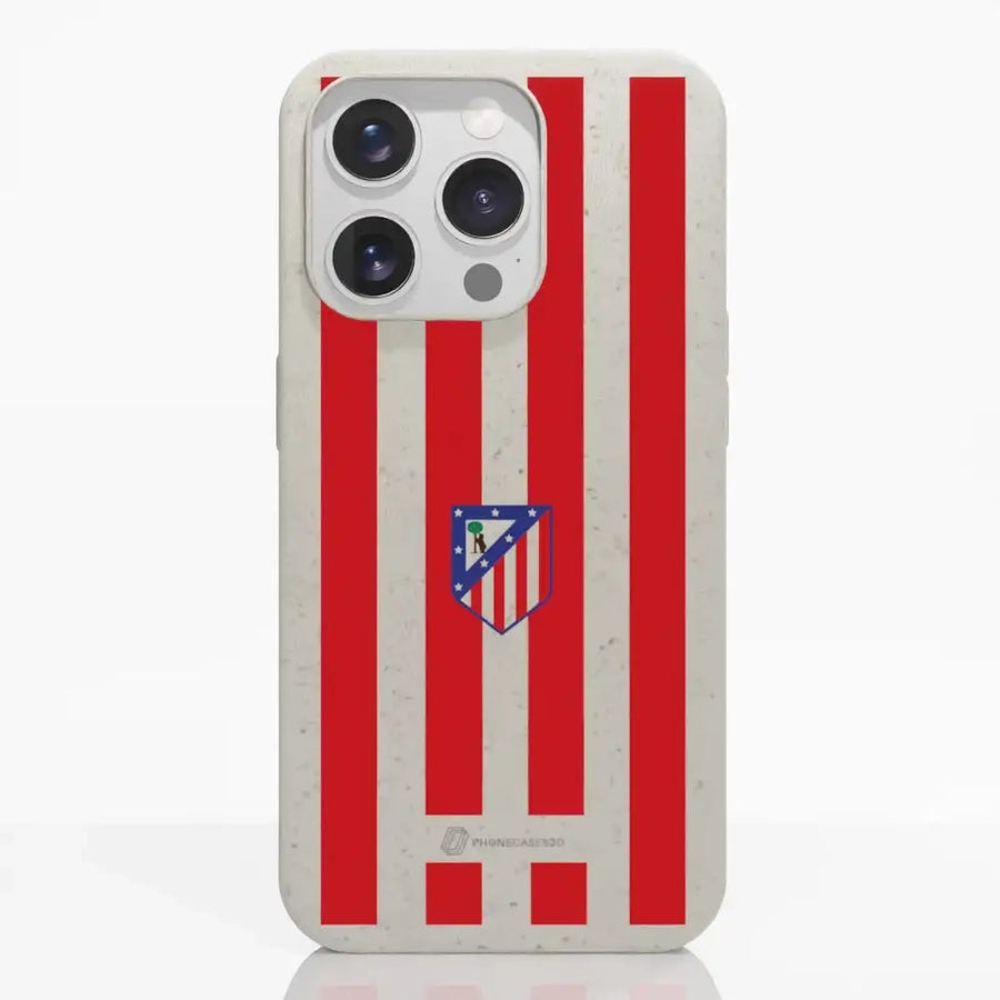 Funda móvil Compostable Oficial Atletico Madrid Escudo y Equipación