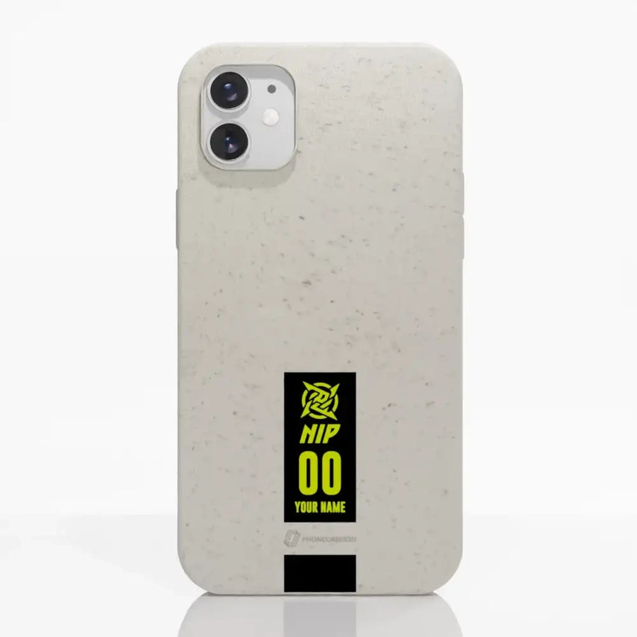 Ninjas in Pyjamas Official Compostable Phone Case Gamertag White