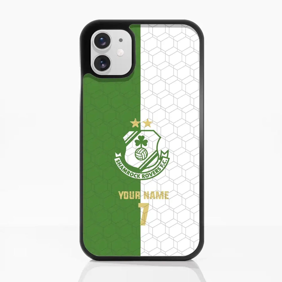 Shamrock Rovers FC Official 3D Phone Case Design 3 + Name and Number