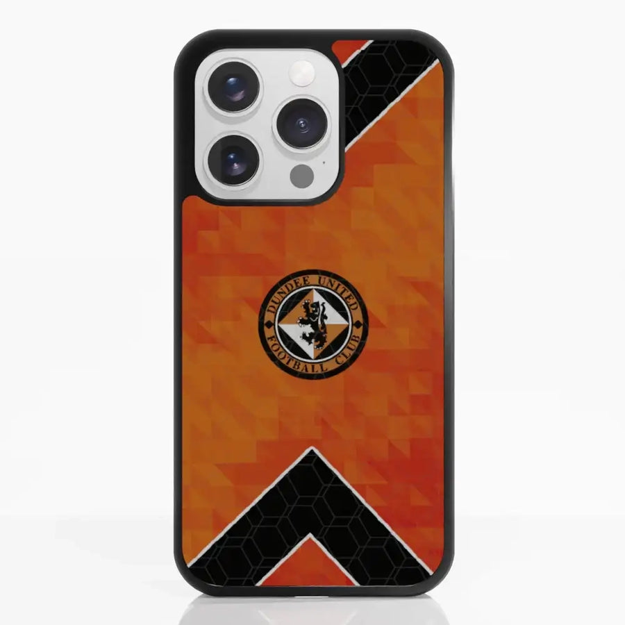 Funda móvil 3D Oficial Dundee United Diseño Clásico de franja en V