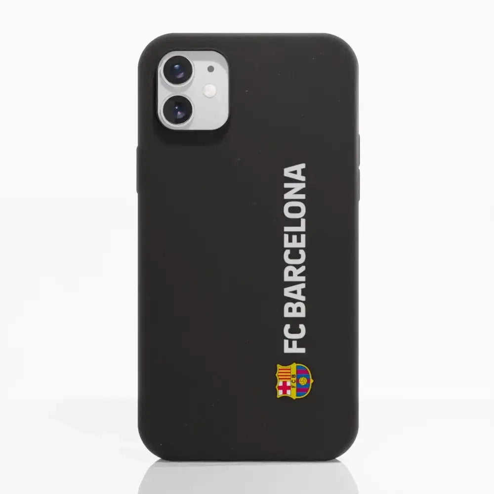 FC Barcelona Official Compostable Phone Case Design Vertical White