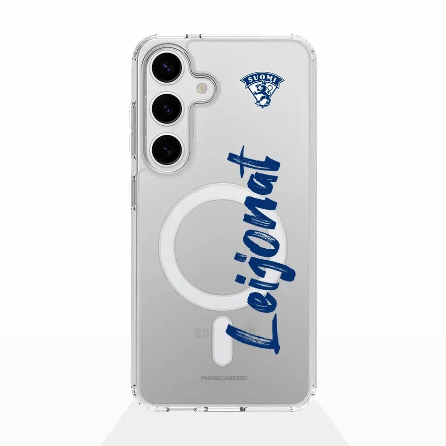 Finnish National Team Official MagSafe Clear Phone Case Leijonat
