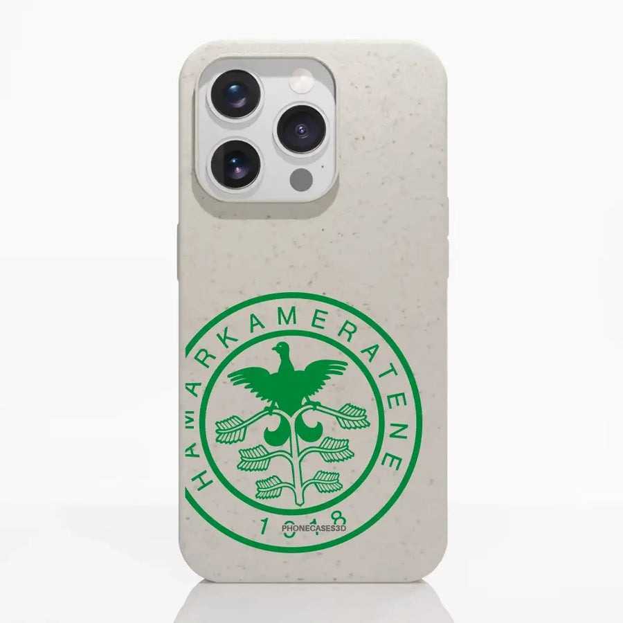 HamKam Offisielt Komposterbare Deksler Design Grønt emblem