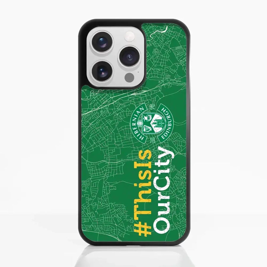Hibernian FC Official #ThisIsOurCity Map 3D Phone Case