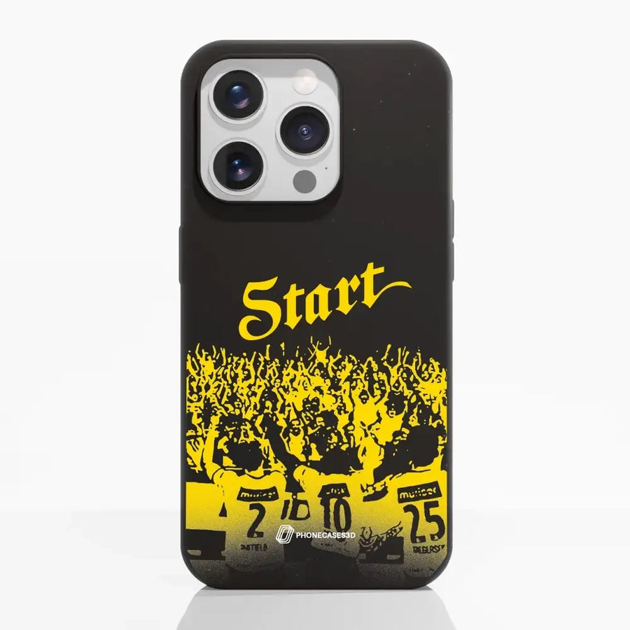 IK Start Official Compostable Phone Case Start Yellow Design