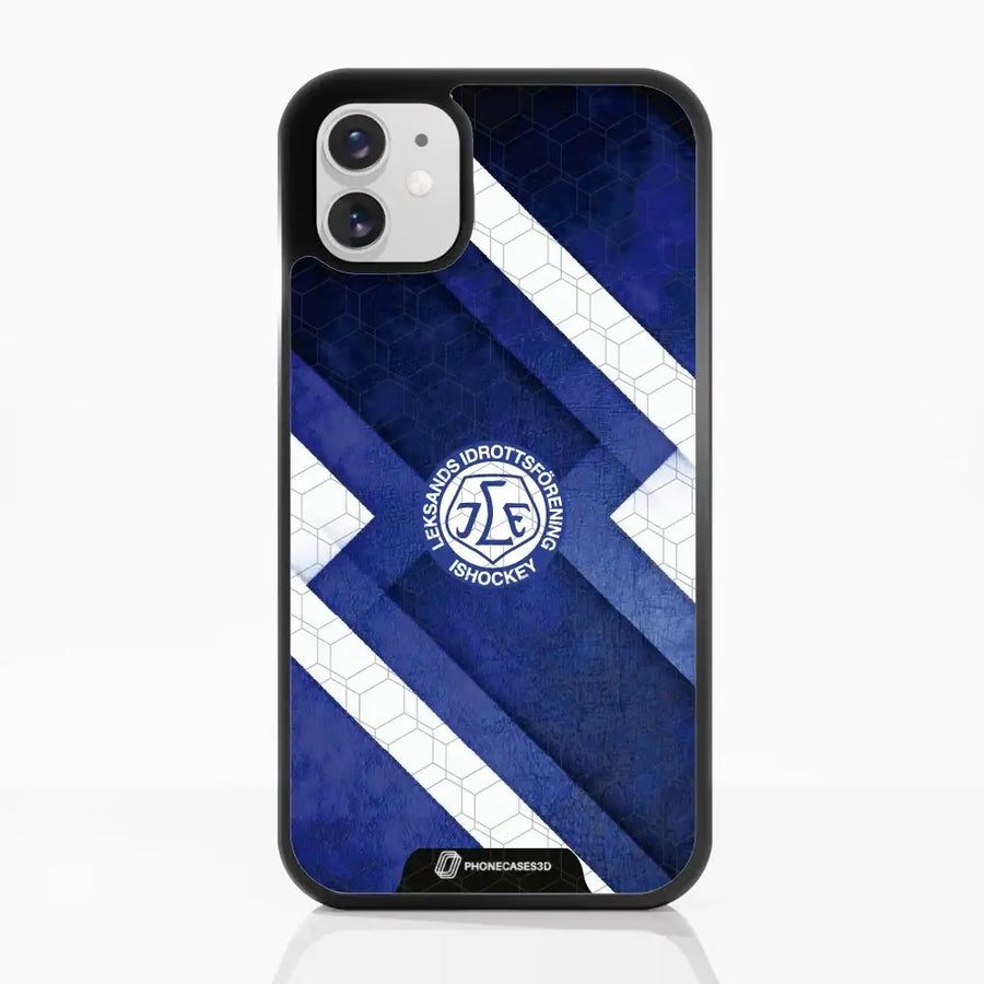 Leksands IF Official 3D Phone Case Blue Abstract Design