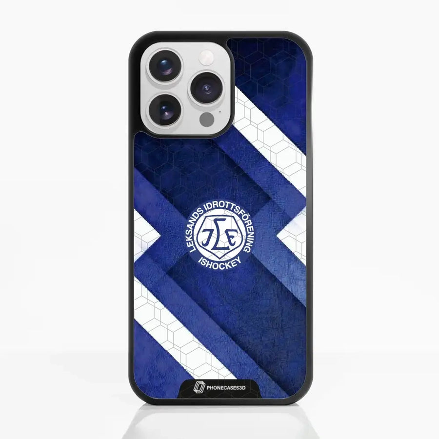 Leksands IF Official 3D Phone Case Blue Abstract Design