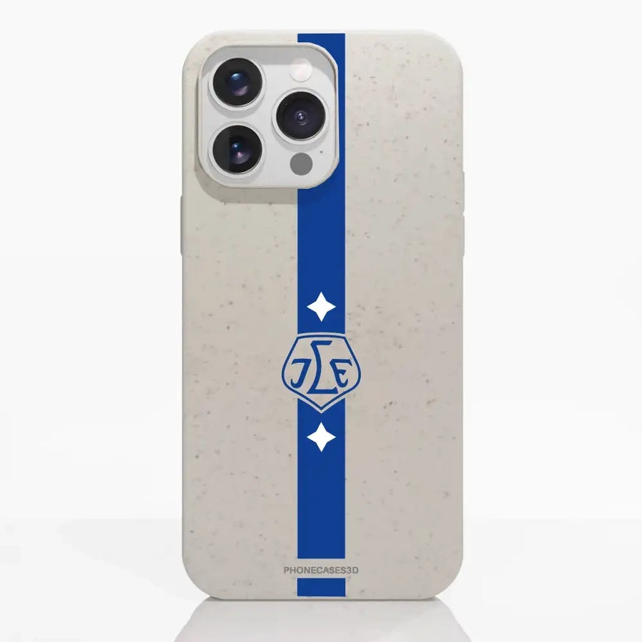 Leksands IF Official Compostable Phone Case Design Blue minimal stripe