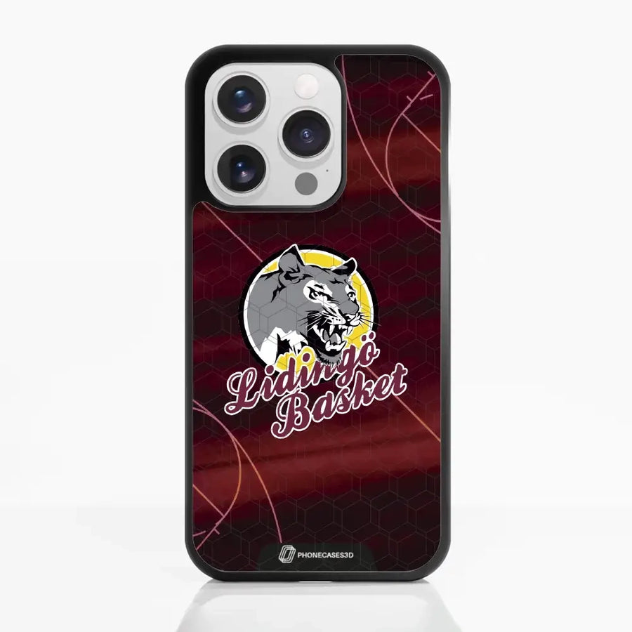 Lidingö Basket Official 3D Phone Case Burgundy Basket background