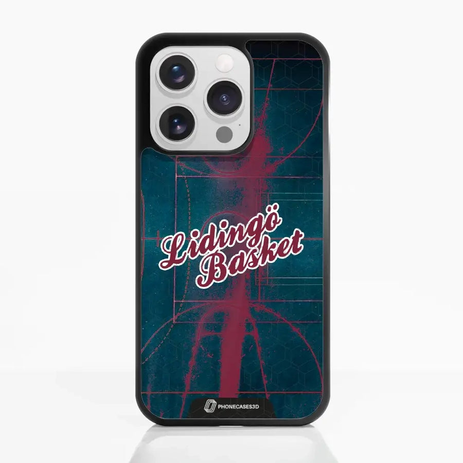 Lidingö Basket Official 3D Phone Case Blue Basket background