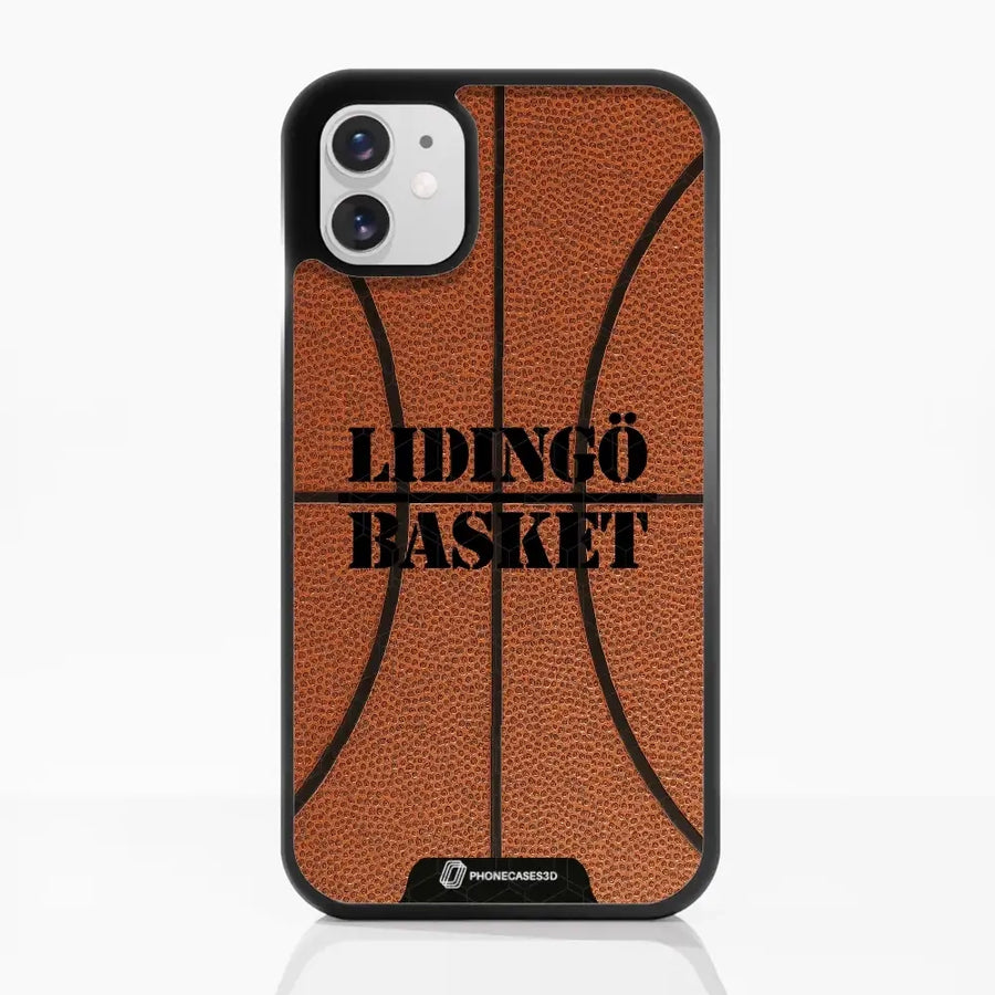 Lidingö Basket Officiellt 3D Mobilskal med Basketstruktur