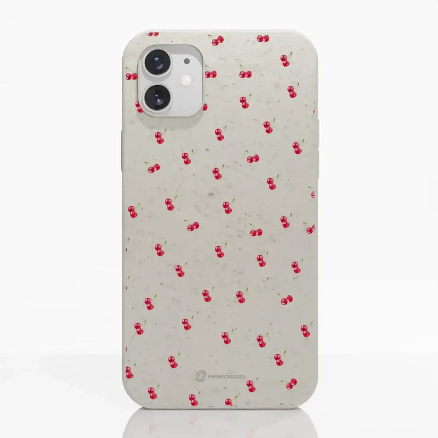 Martine Halvorsen Official Compostable Phone Case Design Cherries