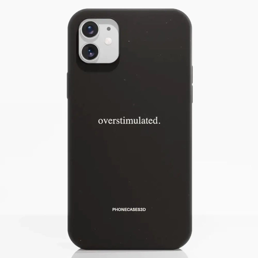 Marit Bakkli Funda De Teléfono Compostable Negra Oficial Diseño - Sobreestimulada