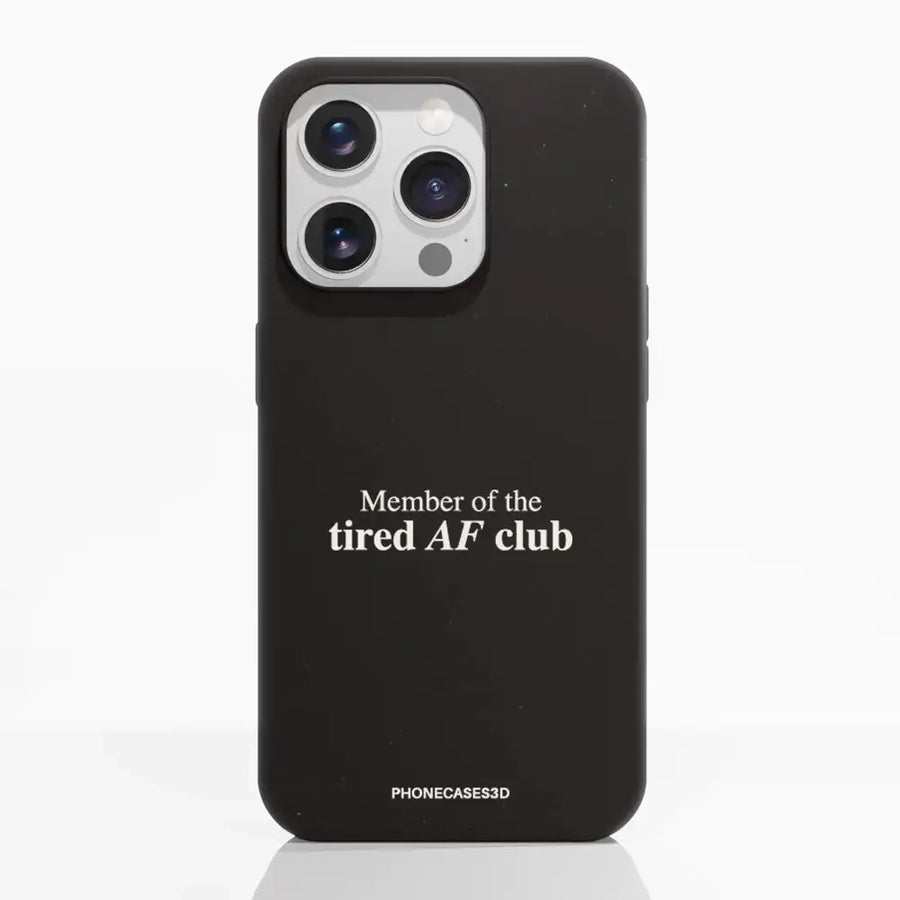 Marit Bakkli – Black Compostable Case – Tired A.F Club