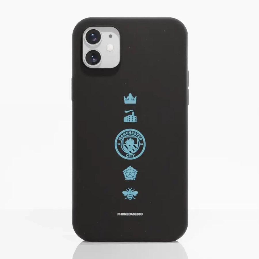 Man City Official Compostable Phone Case Design Symbols