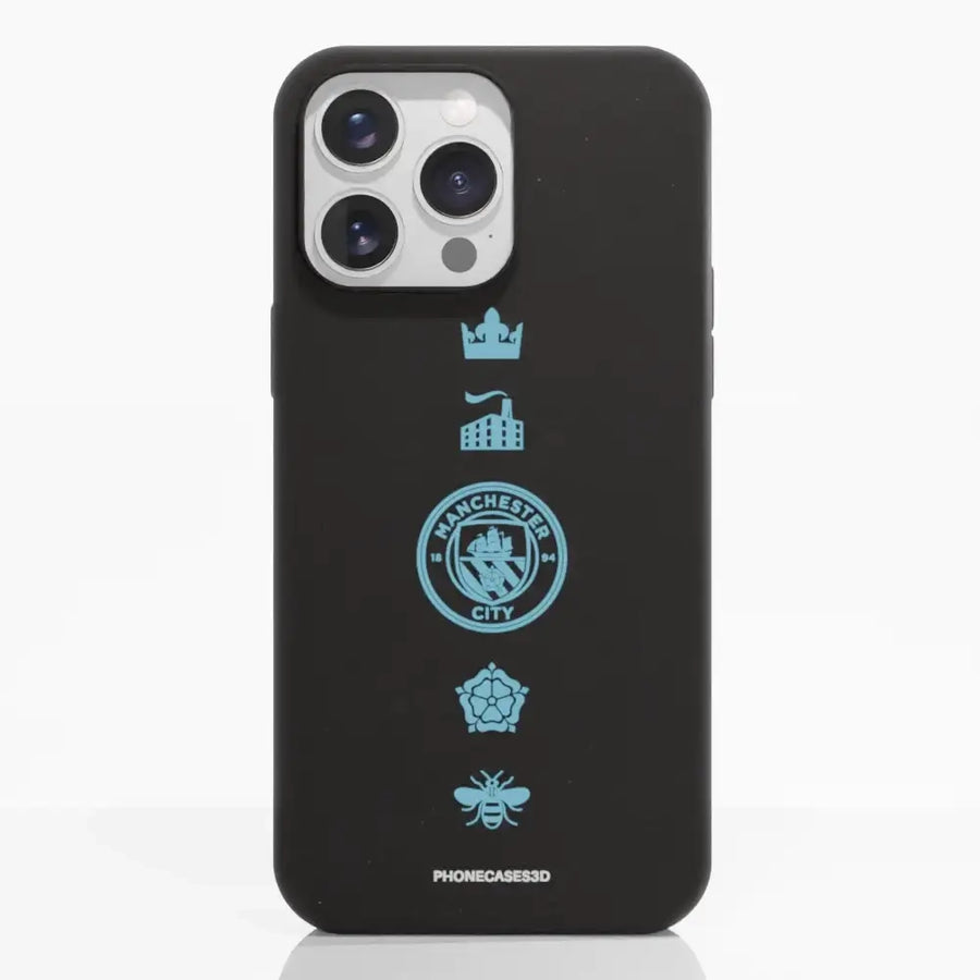 Man City Official Compostable Phone Case Design Symbols
