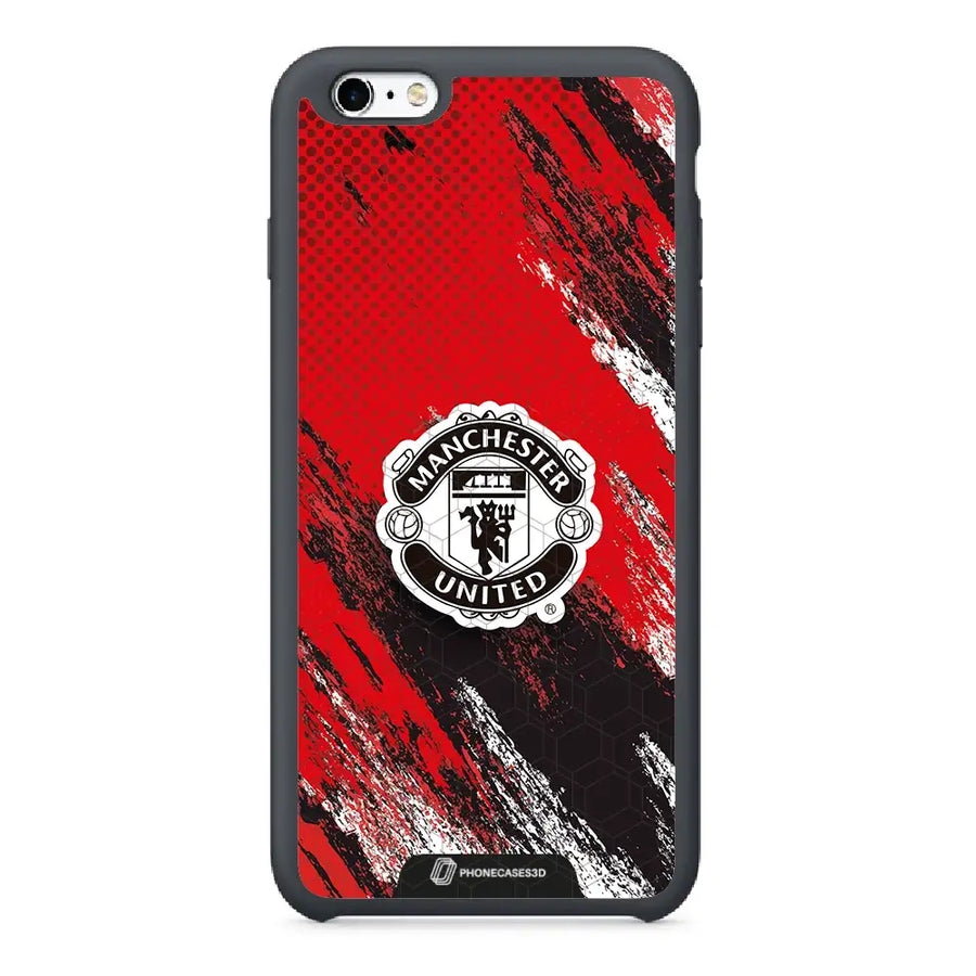 Manchester United Official 3D Phone Case Design Black Shield