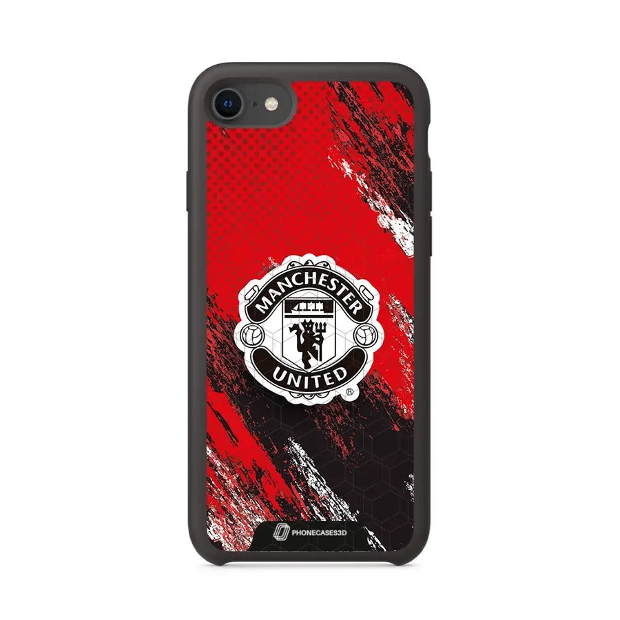 Manchester United Official 3D Phone Case Design Black Shield
