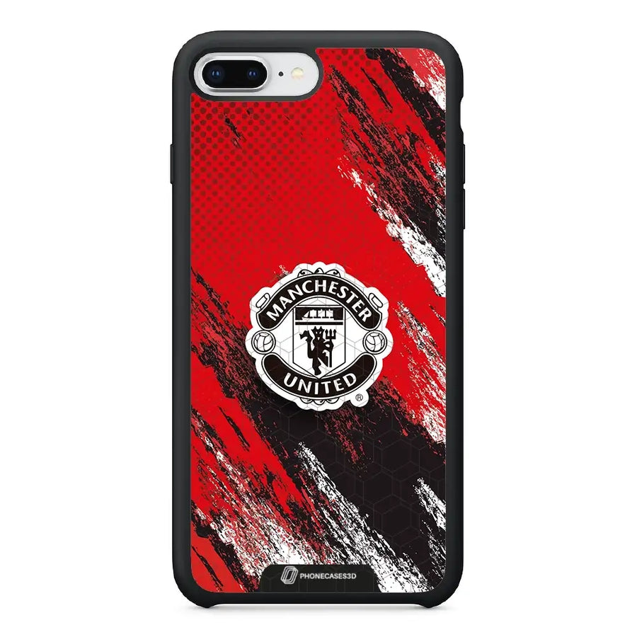 Funda de Teléfono 3D Oficial de Manchester United – Diseño de Escudo Negro