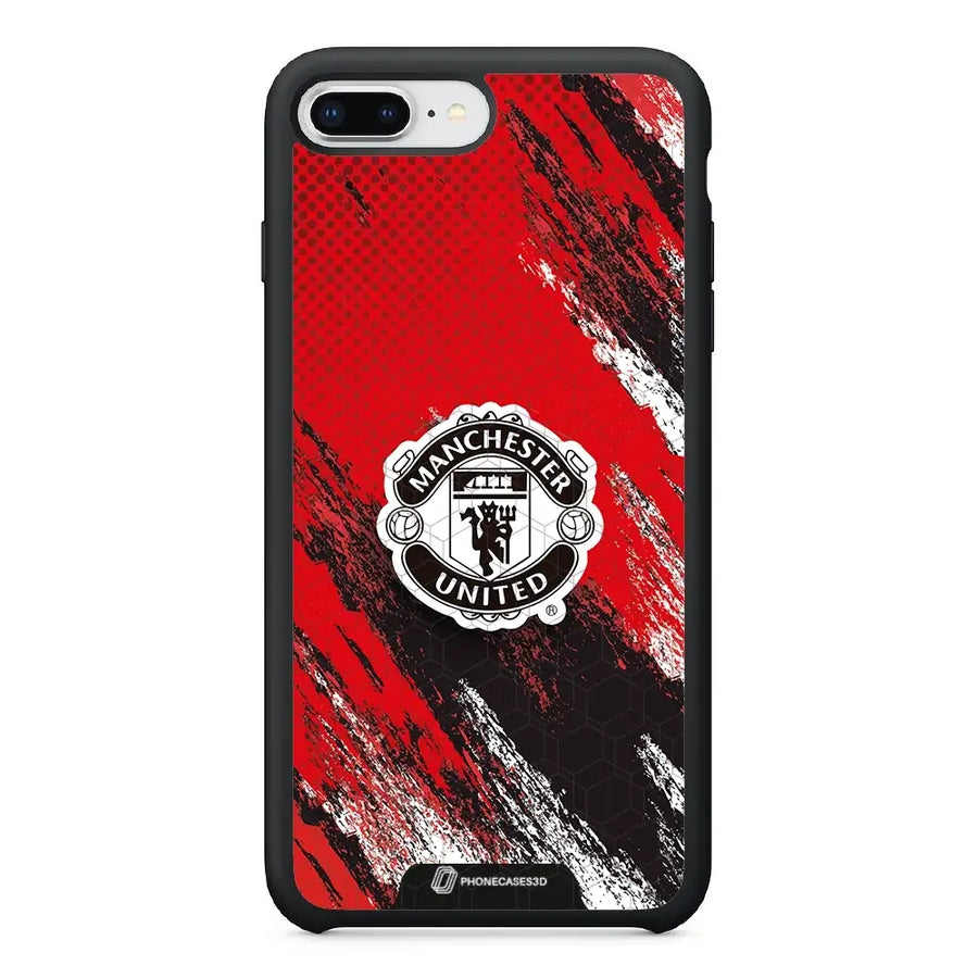 Funda de Teléfono 3D Oficial de Manchester United – Diseño de Escudo Negro