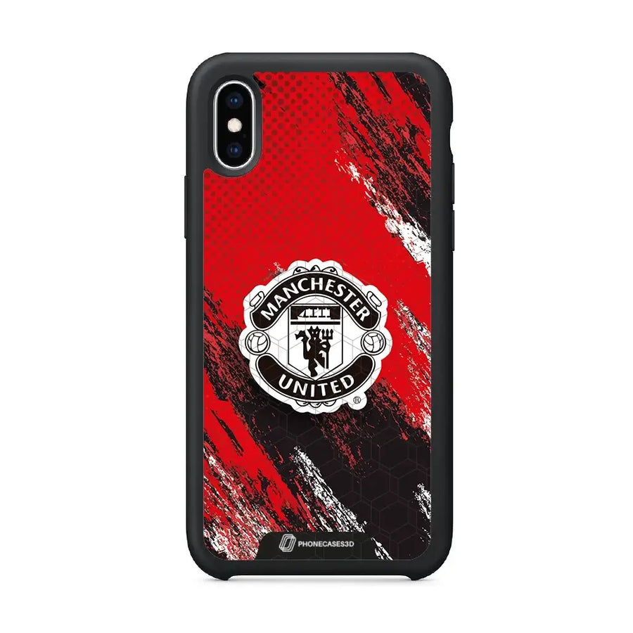 Manchester United Official 3D Phone Case Design Black Shield