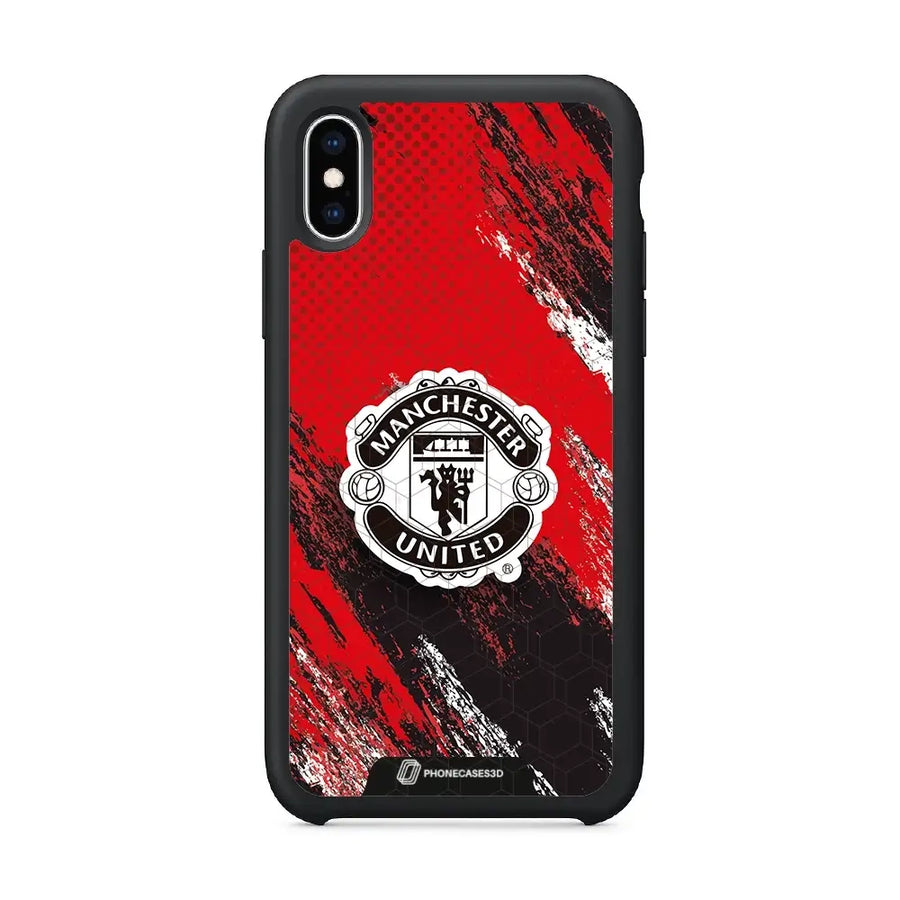 Manchester United Official 3D Phone Case Design Black Shield