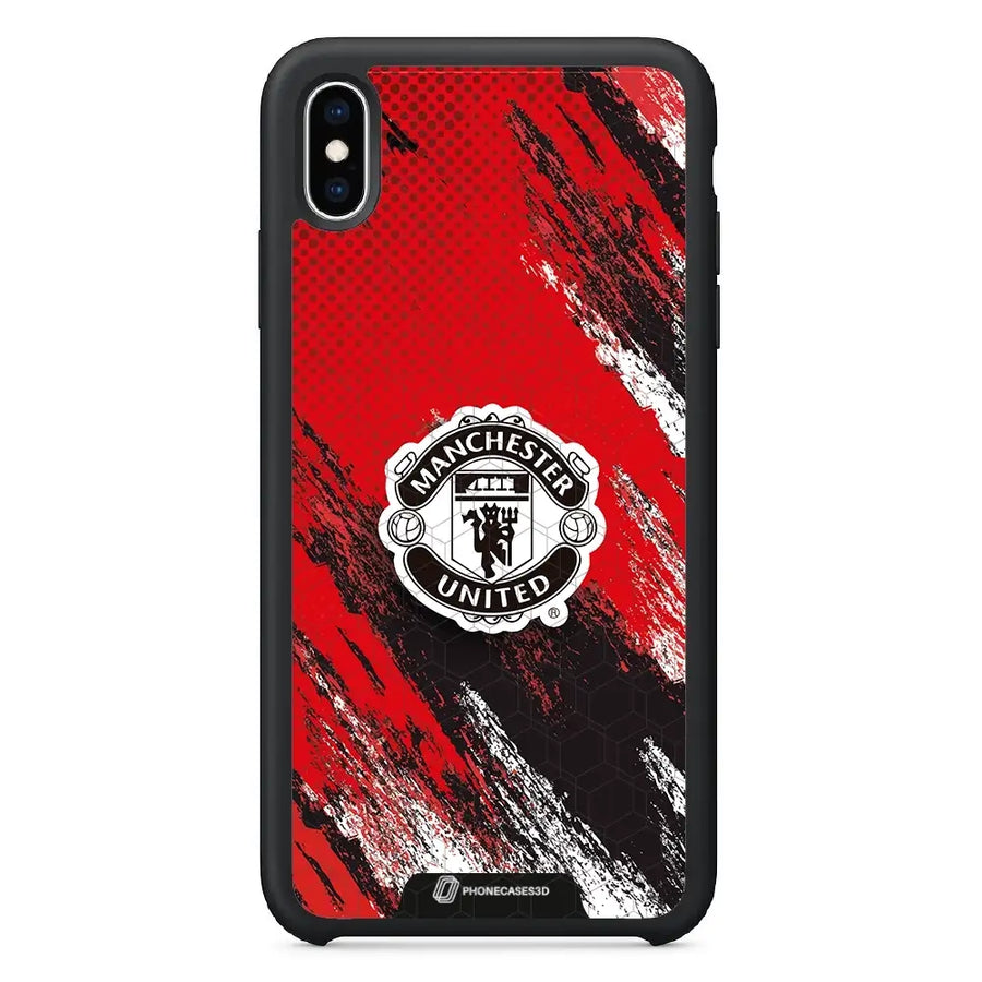 Manchester United Official 3D Phone Case Design black shield
