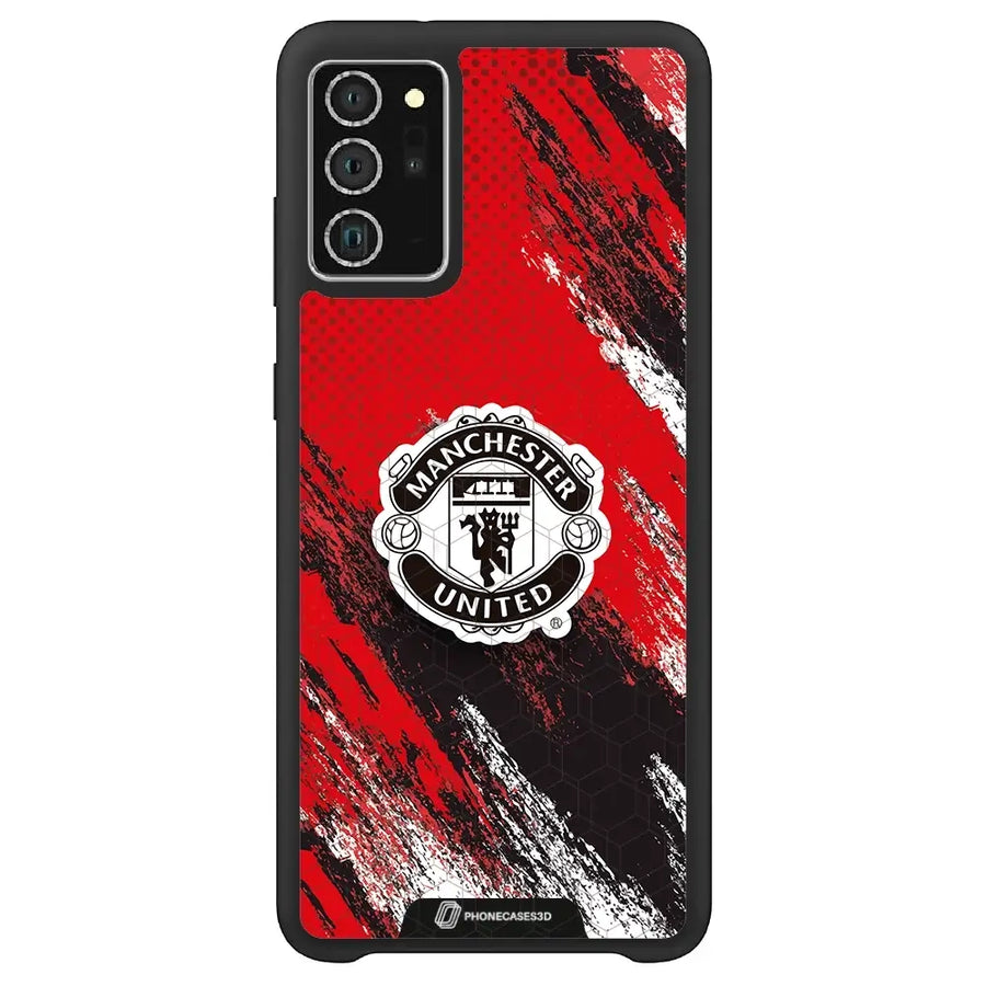 Manchester United Official 3D Phone Case Design Black Shield