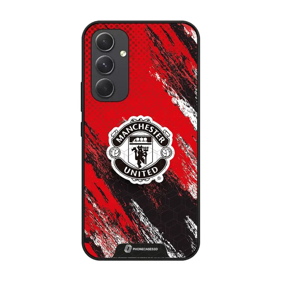 Funda de Teléfono 3D Oficial de Manchester United – Diseño de Escudo Negro