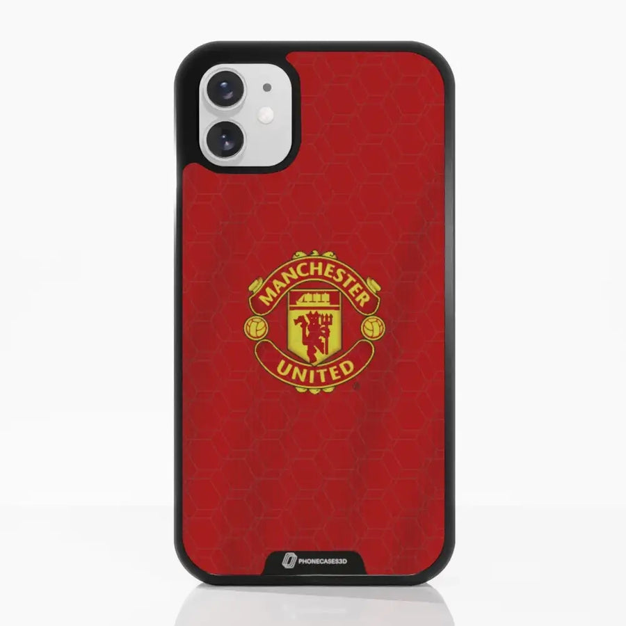 Manchester United Official 3D Phone Case Design red shirt