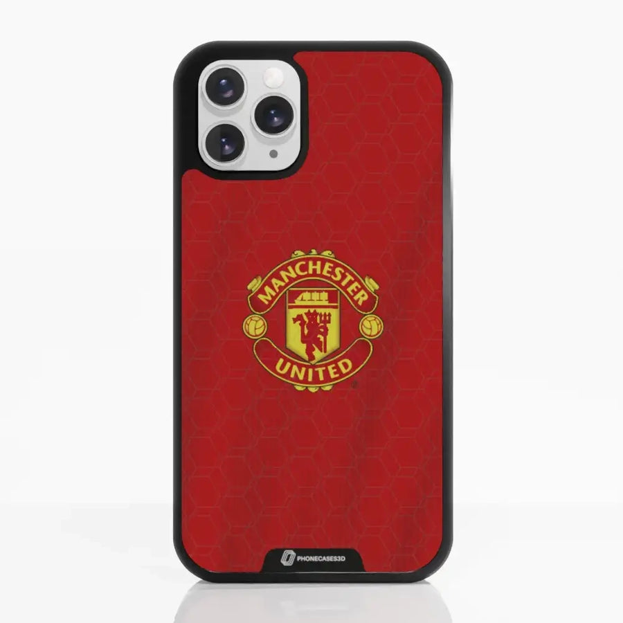 Funda de Teléfono 3D Oficial de Manchester United – Diseño de Camiseta Roja