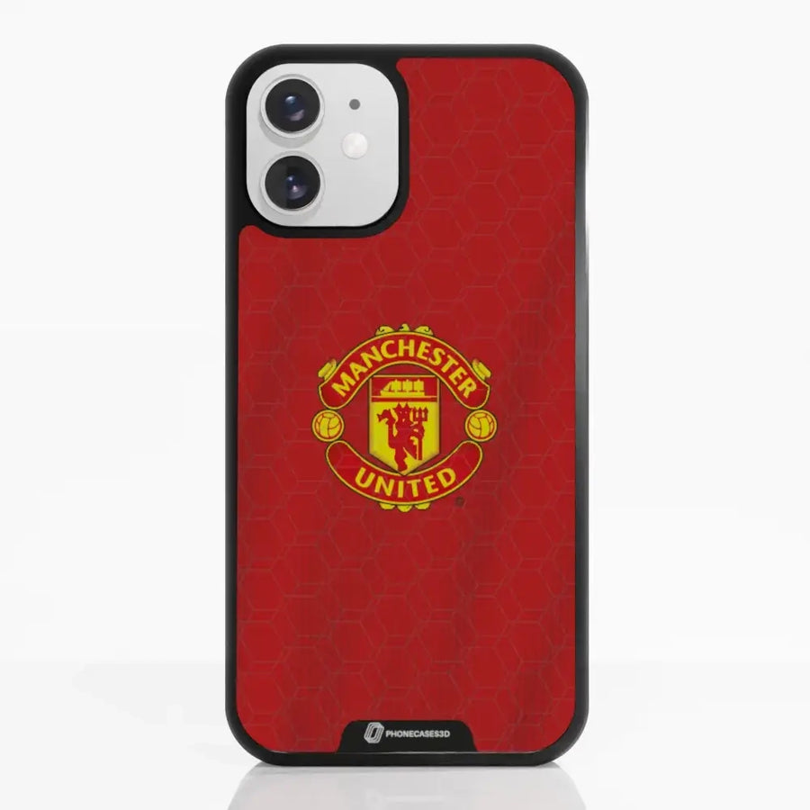 Manchester United Offisielt 3D Mobildeksel – Rød Skjorte Design