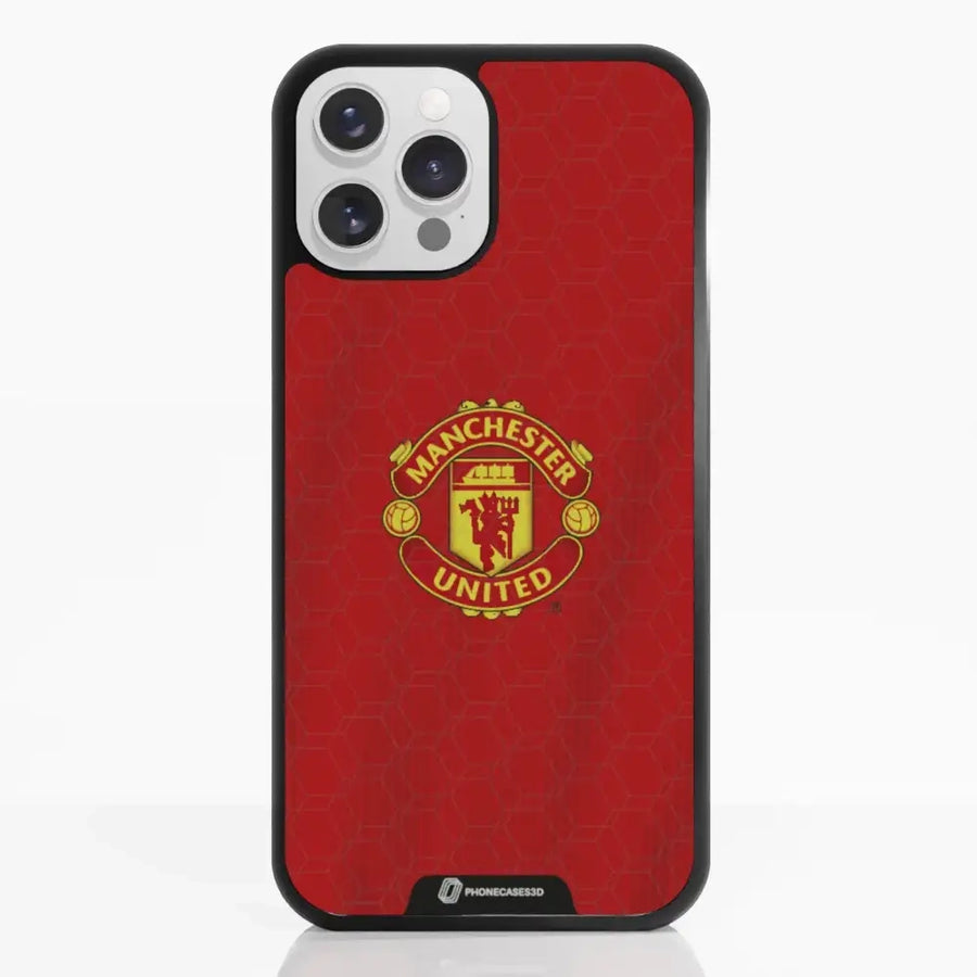 Funda de Teléfono 3D Oficial de Manchester United – Diseño de Camiseta Roja