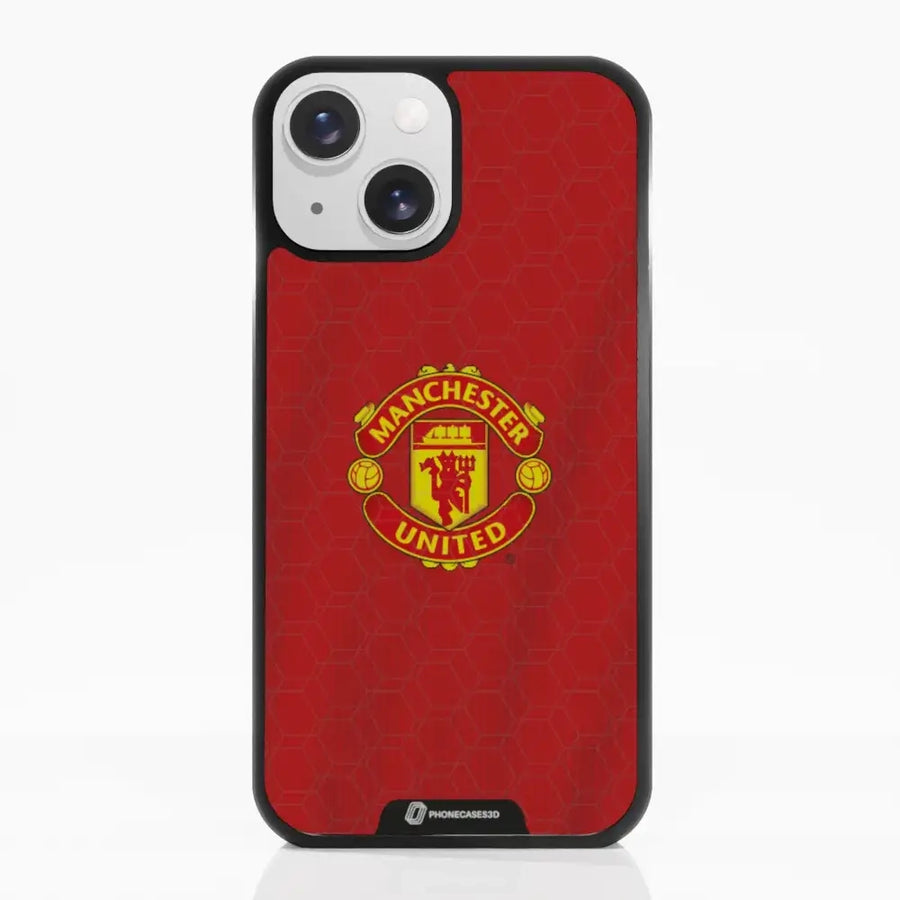 Manchester United Official 3D Phone Case Design red shirt