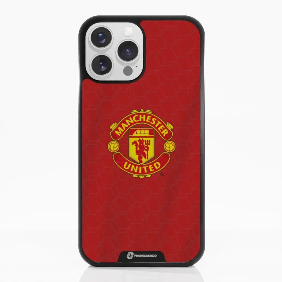 Manchester United Official 3D Phone Case Design red shirt