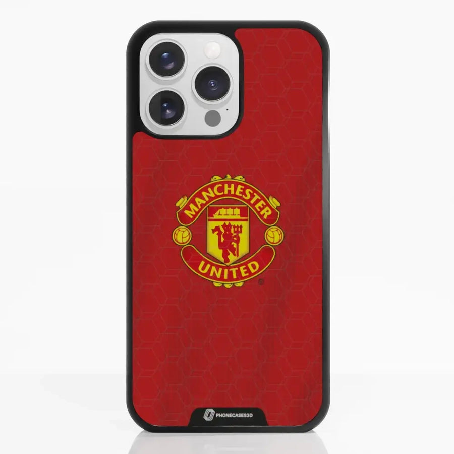 Manchester United Official 3D Phone Case Design red shirt