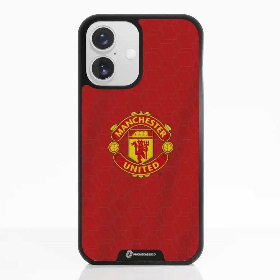 Manchester United Offisielt 3D Mobildeksel – Rød Skjorte Design