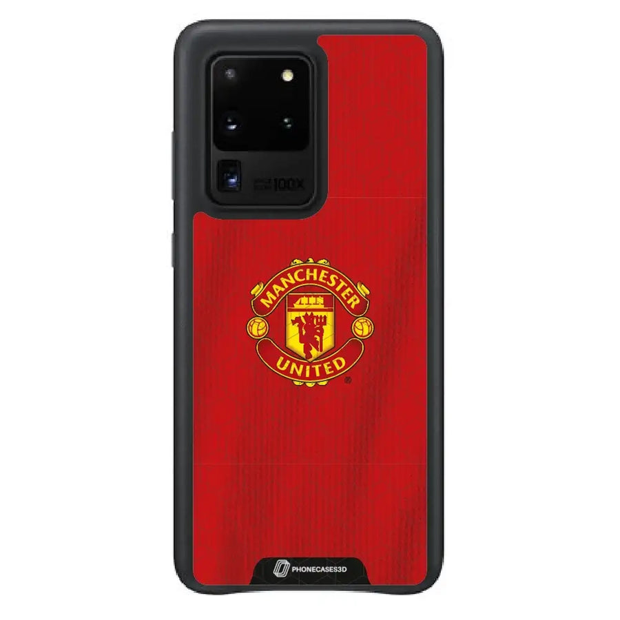 Funda de Teléfono 3D Oficial de Manchester United – Diseño de Camiseta Roja
