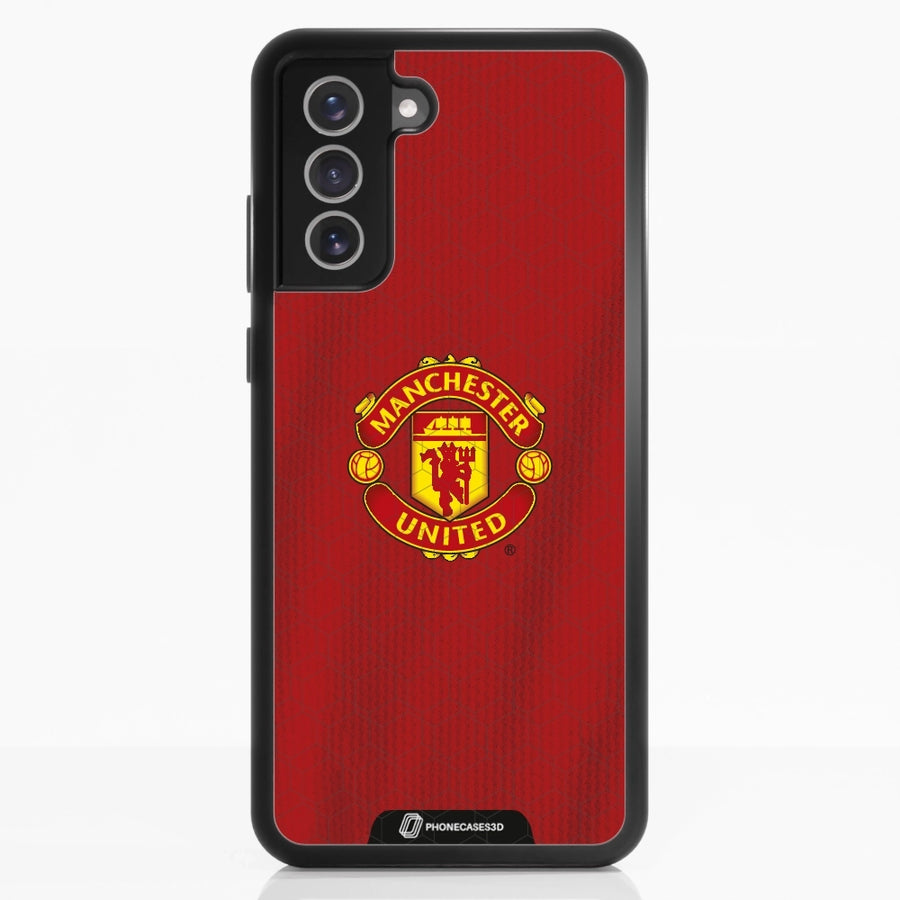 Manchester United Offisielt 3D Mobildeksel – Rød Skjorte Design