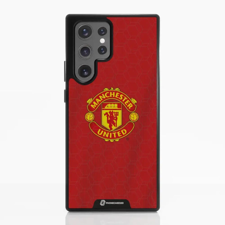 Manchester United Official 3D Phone Case Design red shirt