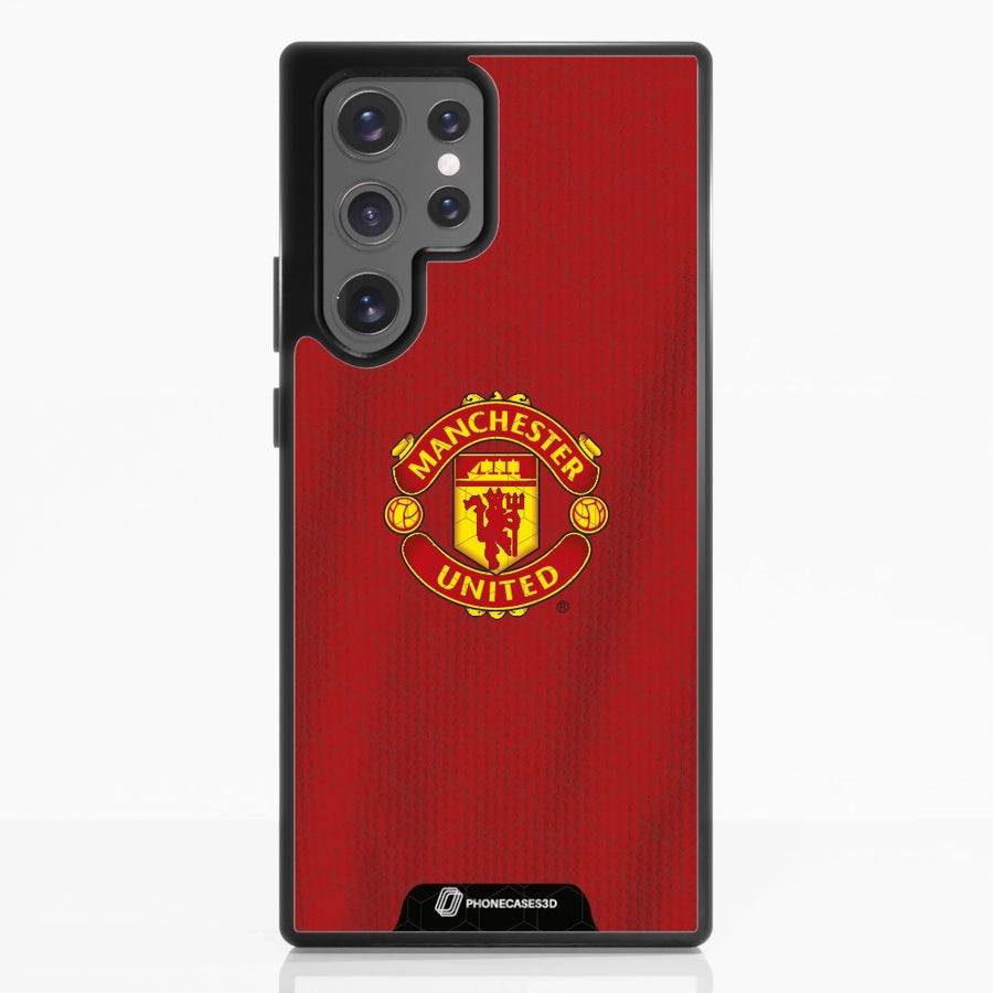 Manchester United Offisielt 3D Mobildeksel – Rød Skjorte Design
