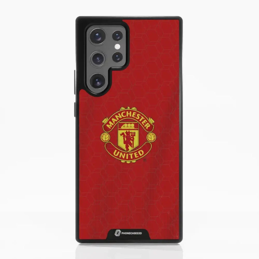Funda de Teléfono 3D Oficial de Manchester United – Diseño de Camiseta Roja