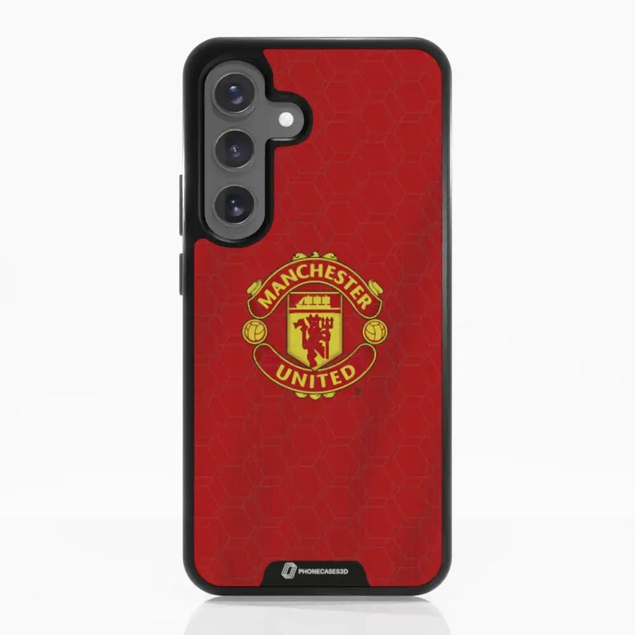 Funda de Teléfono 3D Oficial de Manchester United – Diseño de Camiseta Roja